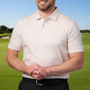 Glenmuir Dunkeld Polo Shirt - White/Linen