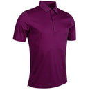 Glenmuir Dunkeld Polo Shirt - Raspberry/Navy