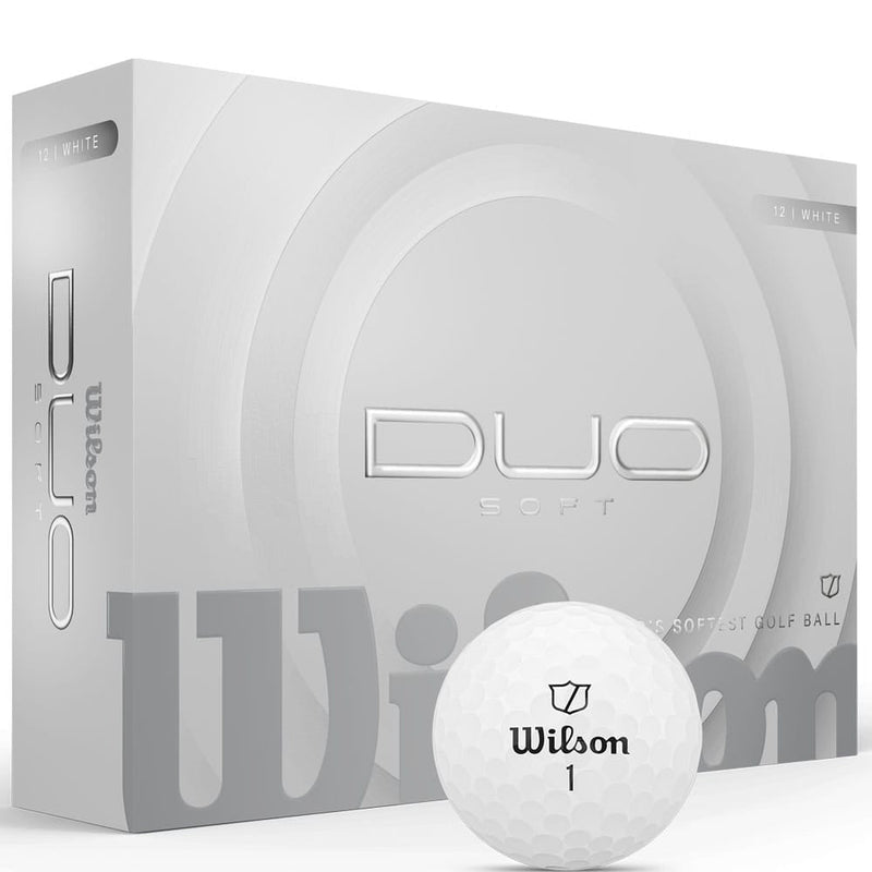 🎁 Wilson Staff Duo Soft Golf Balls - White - 12 Pack (100% off)
