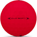 Wilson Staff Duo Soft Golf Balls - Red - Double Dozen