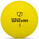 Wilson Staff Duo Soft Golf Balls - Yellow - 12 Pack