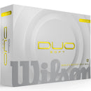 Wilson Staff Duo Soft Golf Balls - Yellow - 12 Pack