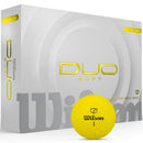 Wilson Staff Duo Soft Golf Balls - Yellow - 12 Pack