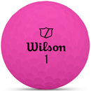 Wilson Staff Duo Soft Golf Balls - Pink - 12 Pack