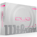 Wilson Staff Duo Soft Golf Balls - Pink - 12 Pack