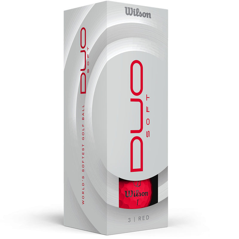 Wilson Staff Duo Soft Golf Balls - Red - 12 Pack