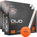 Wilson Duo Soft Golf Balls - Orange - 3 for 2 Dozen