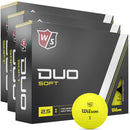 Wilson Duo Soft Golf Balls - Yellow - 3 for 2 Dozen
