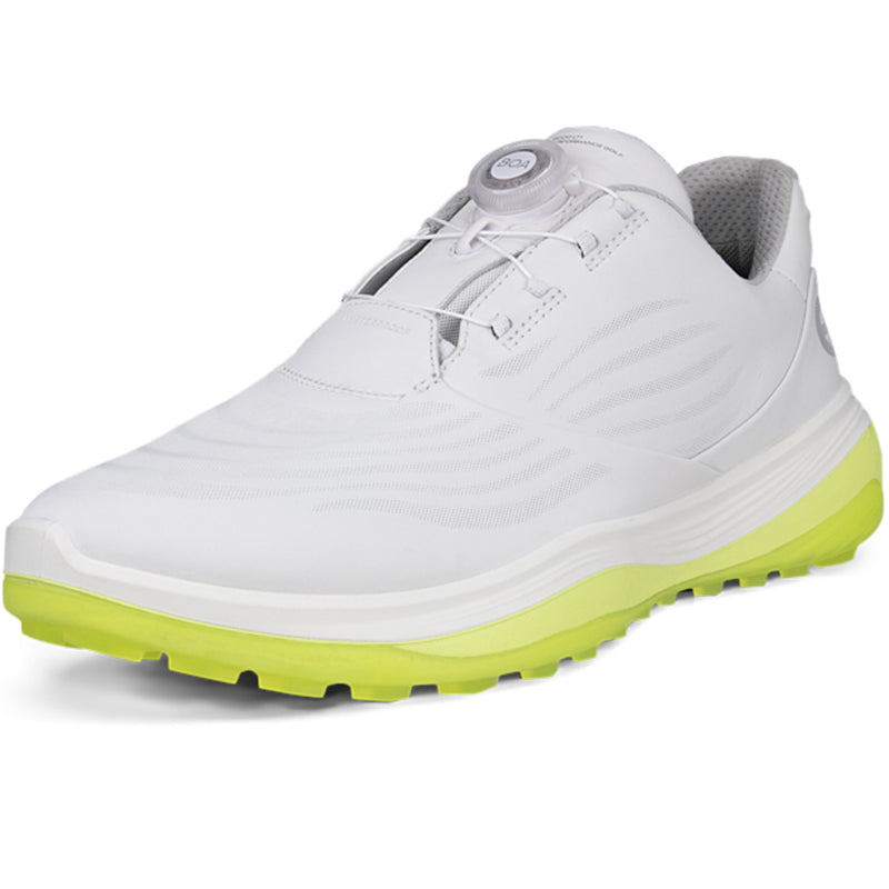 ECCO Golf Lt1 BOA Spikeless Waterproof Shoes - White