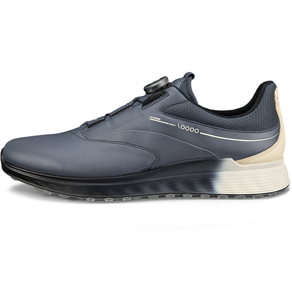 ECCO Golf S three Boa Spikeless Waterproof Shoes Ombre Sand