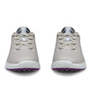 Ecco Golf S-Casual Waterproof Ladies Spikeless Shoes - Gravel/Silver Metallic