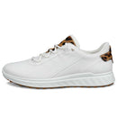 Ecco Golf S-Casual Waterproof Ladies Spikeless Shoes - White/Lion