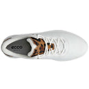 Ecco Golf S-Casual Waterproof Ladies Spikeless Shoes - White/Lion