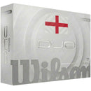 Wilson Duo Soft Golf Balls - St Georges Cross - White 12 Pack