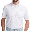 Ping Ephron Polo Shirt - White/Wild Salmon Multi