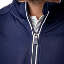 Glenmuir Esk 1/4 Zip Pullover - Navy/White