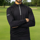 Glenmuir Esk 1/4 Zip Pullover - Black/White