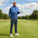 Ping Ezra 1/2 Zip Pullover - Deep Sea Blue/Blue Yonder