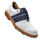 FootJoy Premiere Legends Series Ltd Edition Packard Waterproof Spiked Shoes - White/Navy/Tweed