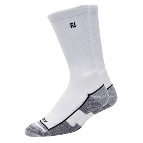 FootJoy Mens ProDry Crew Socks - White