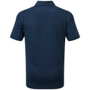 FootJoy Junior Floral Lisle Polo Shirt - Navy
