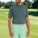 FootJoy Triple Pinstripe Lisle Polo Shirt - Navy