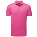 FootJoy Abacus Print Lisle Polo Shirt - Magenta