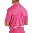 FootJoy Abacus Print Lisle Polo Shirt - Magenta