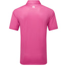 FootJoy Abacus Print Lisle Polo Shirt - Magenta