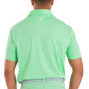 FootJoy Abacus Print Lisle Polo Shirt - Seafoam