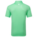 FootJoy Abacus Print Lisle Polo Shirt - Seafoam