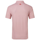FootJoy Scallop Geo Pique Polo Shirt - Nantucket Red