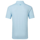 FootJoy Scallop Geo Pique Polo Shirt - Blue Reef