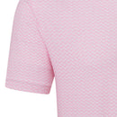 FootJoy Scallop Geo Pique Polo Shirt - Pink Pop