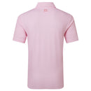 FootJoy Scallop Geo Pique Polo Shirt - Pink Pop