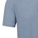 FootJoy Scallop Geo Pique Polo Shirt - Navy