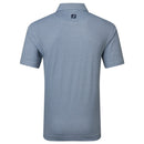 FootJoy Scallop Geo Pique Polo Shirt - Navy
