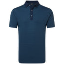 FootJoy Star Geo Jacquard Polo Shirt - Navy