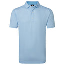 FootJoy Nautical Flag Print Lisle Polo Shirt - Blue Reef/Deep Reef