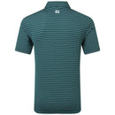 FootJoy Shadow Stripe Lisle Polo Shirt - Navy