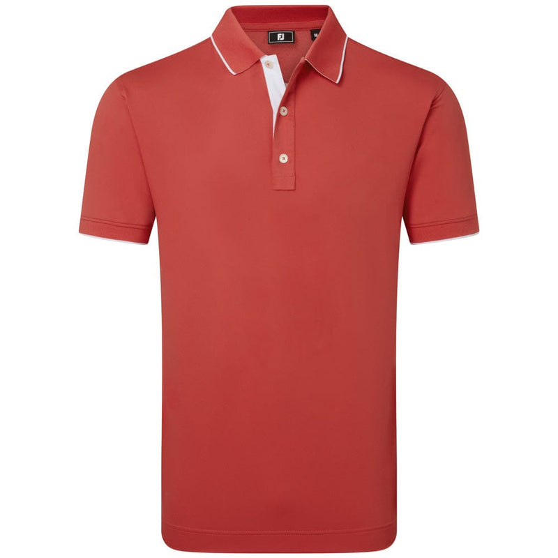 FootJoy Wordmark Pique Polo Shirt - Nantucket Red
