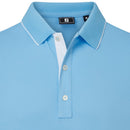 FootJoy Wordmark Pique Polo Shirt - Blue Reef