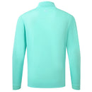 FootJoy Ottoman Stripe Chillout 1/4 Zip Pullover - Blue Reef/Sea Glass