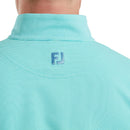 FootJoy Ottoman Stripe Chillout 1/4 Zip Pullover - Blue Reef/Sea Glass