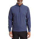 FootJoy Ottoman Stripe Chillout 1/4 Zip Pullover - Black/Vivid Violet