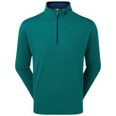 FootJoy Ottoman Stripe Chillout 1/4 Zip Pullover - Navy/Field Green