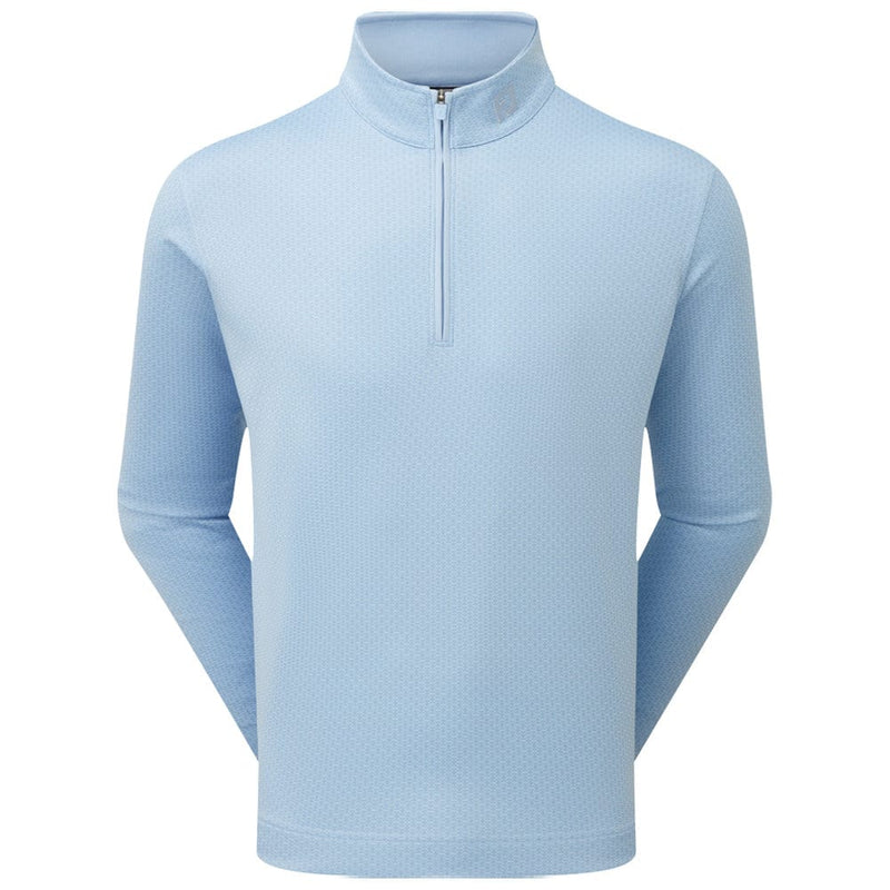 FootJoy Nautical Flag Tonal Chillout 1/4 Zip Pullover - Chambray