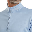 FootJoy Nautical Flag Tonal Chillout 1/4 Zip Pullover - Chambray