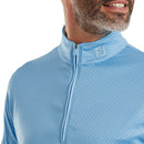FootJoy Nautical Flag Tonal Chillout 1/4 Zip Pullover - Blue Reef/Deep Reef