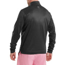 FootJoy Nautical Flag Tonal Chillout 1/4 Zip Pullover - Black